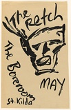 Artist: b'Stewart, Jeff.' | Title: b'The Retch -The Boreroom St.Kilda.' | Date: 1980 | Technique: b'screenprint, printed in black ink, from one stencil'