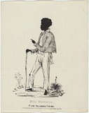 Artist: Fernyhough, William. | Title: Bill Worrall, Five Islands Tribe. | Date: 1836 | Technique: pen-lithograph, printed in black ink, from one zinc plate