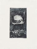 Artist: b'MEYER, Bill' | Title: b'Interact' | Date: 1980 | Technique: b'photo-etching and aquatint, printed in blue-black ink, from one zinc plate (mitsui pre-coated photo)' | Copyright: b'\xc2\xa9 Bill Meyer'