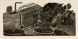 Artist: OGILVIE, Helen | Title: (Distillery) | Technique: wood-engraving, printed in black ink, from one block