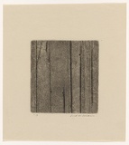 Artist: b'WILLIAMS, Fred' | Title: b'Sherbrooke Forest. Number 4' | Date: 1962 | Technique: b'aquatint, engraving, printed in black ink, from one zinc plate' | Copyright: b'\xc2\xa9 Fred Williams Estate'