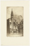 Artist: PLATT, Austin | Title: St Stephen's Church, Sydney | Date: 1945 | Technique: etching, printed in black ink, from one plate