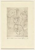 Artist: b'EWINS, Rod' | Title: b'Apres le bain; femme dartist.' | Date: 1965 | Technique: b'line-engraving, printed in black ink, from one copper plate'