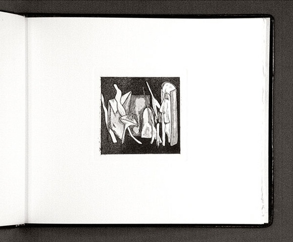 Artist: b'Gurvich, Rafael.' | Title: b'Seven day week: the seventh day. [leaf 19: recto].' | Date: (1977) | Technique: b'etching, printed in black ink, from one plate' | Copyright: b'\xc2\xa9 Rafael Gurvich'