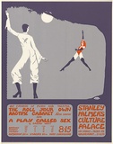 Artist: b'Bolzan, Rick.' | Title: b'The roll your own ragtime cabaret and A play called sex.' | Date: 1975 | Technique: b'screenprint, printed in colour, from three stencils'