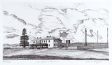 Artist: b'GRIFFITH, Pamela' | Title: b'The La Perouse Museum' | Date: 1987 | Technique: b'hardground-etching, printed in black ink, from two copper plates' | Copyright: b'\xc2\xa9 Pamela Griffith'