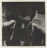 Artist: MADDOCK, Bea | Title: Head I: etching experiment | Date: 1972 | Technique: photo-etching and aquatint