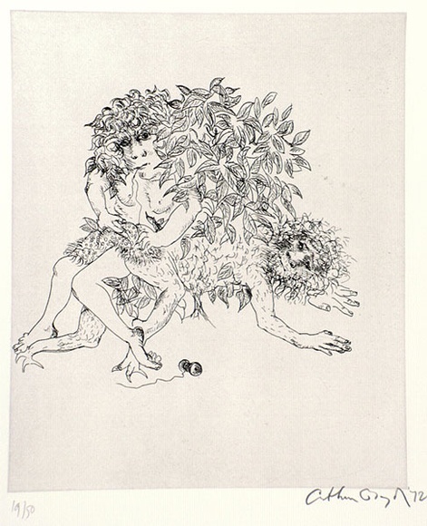 Artist: b'BOYD, Arthur' | Title: b'Story of a ruined man.' | Date: c.1970 | Technique: b'etching'