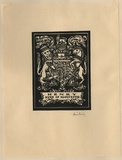 Artist: b'FEINT, Adrian' | Title: b'Bookplate: Henry, Duke of Gloucester.' | Date: (1934) | Technique: b'wood-engraving, printed in black ink, from one block' | Copyright: b'Courtesy the Estate of Adrian Feint'