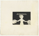 Artist: BOYD, Arthur | Title: Lysistrata between the Athenian and Spartan (upper centre portion only). | Date: (1970) | Technique: etching and aquatint, printed in black ink, from one plate | Copyright: Reproduced with permission of Bundanon Trust