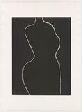 Artist: b'Wright, Judith.' | Title: b'not titled [turning figure 2]' | Date: 2004 | Technique: b'aquatint, printed in colour, from two copper plates' | Copyright: b'\xc2\xa9 Judith Wright'