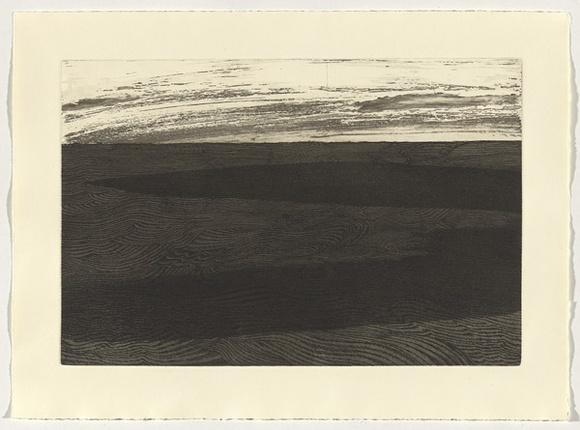 Artist: b'SELLBACH, Udo' | Title: b'not titled [open bite cloud]' | Date: c.1993 | Technique: b'etching and aquatint, printed in warm black ink, from one plate'