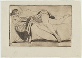 Artist: b'Paul, Dorothy Ellsmore.' | Title: bJoseph's coat. | Date: c.1930 | Technique: b'etching and aquatint, printed in brown ink, from one plate; pencil additions'
