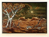 Artist: b'Mansell, Byram.' | Title: b'The kangaroo hunt' | Date: c.1946 | Technique: b'photographic lithograph, printed in colour, from process plates'