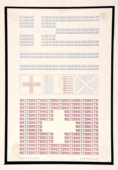 Artist: b'RIDDELL, Alan' | Title: b'Five flags.' | Date: 1968 | Technique: b'screenprint'