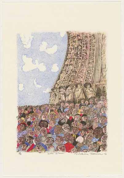 Artist: b'Robinson, William.' | Title: b'Notre Dame' | Date: 2006 | Technique: b'lithograph, printed in colour, from multiple stones'