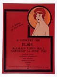 Artist: b'LITTLE, Colin' | Title: b'A Concert for Elsie' | Date: 1974 | Technique: b'screenprint, printed in colour, from multiple stencils'