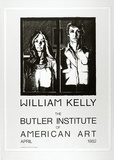 Artist: Kelly, William. | Title: William Kelly: the Butler Institute of American Art | Date: 1982 | Technique: screenprint | Copyright: © William Kelly