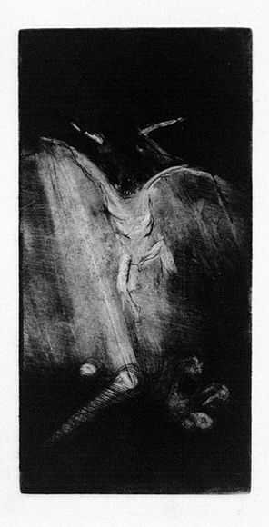 Artist: b'Lohse, Kate.' | Title: b'Integrity and the pits 8' | Date: 1984 | Technique: b'etching'