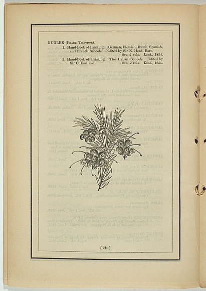 Title: b'not titled [grevillea la trobana].' | Date: 1861 | Technique: b'woodengraving, printed in black ink, from one block'