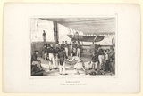 Artist: b'Sainson, Louis de.' | Title: b'Tonga-Tabou.  Vadodai vient demander la fin des hostilit\xc3\xa9s. (Tonga-Tabou. Vadodai comes to ask for the end of hostilities).' | Date: 1833 | Technique: b'lithograph, printed black ink, from one stone'