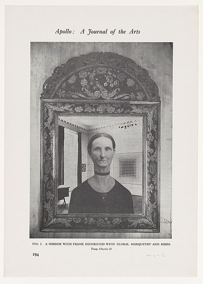 Title: b'Gallery visitor' | Date: 1976 | Technique: b'offset-lithograph, printed in black ink, from one plate'