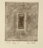 Artist: Partos, Paul. | Title: Untitled A #12 | Date: c.1988 | Technique: etching, printed in black ink with plate-tone, from one plate