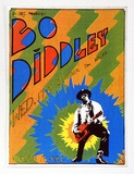 Artist: b'LITTLE, Colin' | Title: b'(Bo Diddley Concert)' | Technique: b'screenprint, printed in colour, from multiple stencils'