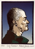 Artist: Jones, Robert. | Title: Self-portrait | Date: 2000, November | Technique: woodcut, printed in colour from five plates