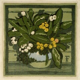 Artist: Flett, James. | Title: Berries. | Date: c.1932 | Technique: linocut, printed in colour, from seven blocks