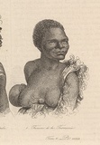 Title: b'Femme de la Tasmanie [Woman of Tasmania]' | Date: 1835 | Technique: b'engraving, printed in black ink, from one steel plate'