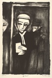Artist: Dickerson, Robert. | Title: Affidavit | Date: 1990 | Technique: lithograph, printed in black ink, from one stone