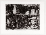 Artist: b'Sussex, Marian.' | Title: bCezanne's pantry shelf. | Date: 1988 | Technique: b'etching, printed in black ink, from one plate'