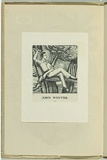 Artist: b'FEINT, Adrian' | Title: b'David Winter.' | Date: 1934 | Technique: b'etching, printed in black ink, from one plate' | Copyright: b'Courtesy the Estate of Adrian Feint'