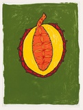 Title: b'Paw paw/coconut' | Date: 2007 | Technique: b'screenprint, printed in colour, from seven stencils'