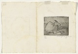 Artist: b'Cilento, Margaret.' | Title: b'Kangaroo.' | Date: 1953 | Technique: b'etching, printed in black ink with plate-tone, from one  plate'