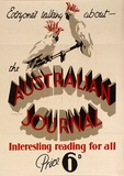 Artist: b'Wood., C. Dudley.' | Title: b'The Australian Journal' | Date: 1948 | Technique: b'lithograph, printed in colour, from multiple stones [or plates]'