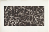 Artist: Kemp, Roger. | Title: Complex seven. | Date: c.1975 | Technique: etching, printed in brown ink, from one magnesium plate