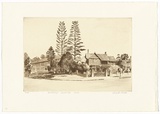 Artist: b'PLATT, Austin' | Title: b'Abbotsleigh, Wahroonga' | Date: 1946 | Technique: b'etching, printed in black ink, from one plate'