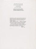 Artist: b'MEYER, Bill' | Title: b'Baudelaire portfolio; preface sheet.' | Date: 1970 | Technique: b'screenprint, printed in black ink, from one (letraset) photo screen' | Copyright: b'\xc2\xa9 Bill Meyer'