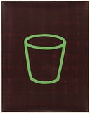 Artist: Band, David. | Title: Untitled [5] green cup. | Date: 1997 | Technique: screenprint, printed in colour, from five stencils