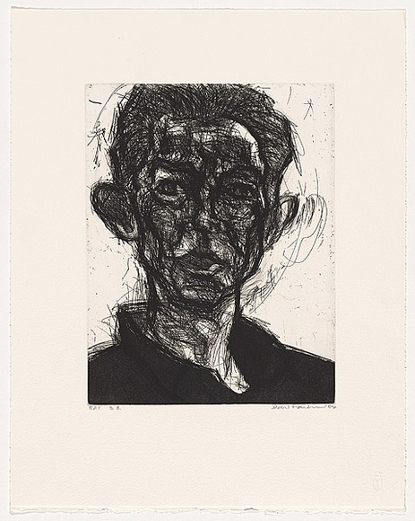 Artist: b'Fairbairn, David.' | Title: b'D.B' | Date: 2004 | Technique: b'etching and aquatint, printed in black ink, from one plate'