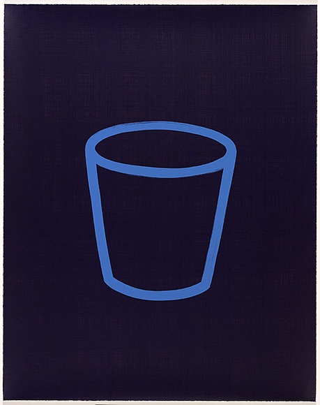 Artist: Band, David. | Title: Untitled [1]. blue cup | Date: 1997 | Technique: screenprint, printed in colour, from five stencils