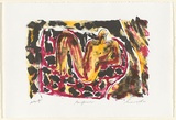 Artist: Lee, Graeme. | Title: Performer | Date: 1997, August | Technique: lithograph, printed in colour, from multiple stones; hand-coloured