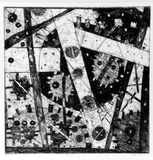 Artist: b'Kemp, Roger.' | Title: b'Sequence eleven' | Date: 1972 | Technique: b'etching, printed in black ink, from one magnesium plate'