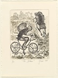 Artist: Deix, Gunther. | Title: The bikers. | Date: c.1989 | Technique: etching