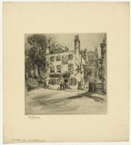 Artist: b'FULLWOOD, A.H.' | Title: b'The Spaniards, Hampstead Heath.' | Date: 1909 | Technique: b'etching and drypoint, printed in black ink, from one plate'