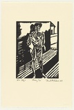 Artist: MacFarlane, Stewart. | Title: Morning sun | Date: 1984 | Technique: linocut, printed in black ink, from one block