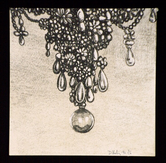 Artist: b'Keeling, David.' | Title: b'(jewellery).' | Date: 1996 | Technique: b'lithograph, printed in colour, from two stone plates' | Copyright: b'This work appears on screen courtesy of the artist and copyright holder'