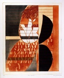 Artist: b'BALDESSIN, George' | Title: b'Red and black.' | Date: 1966 | Technique: b'etching and aquatint, printed in colour'